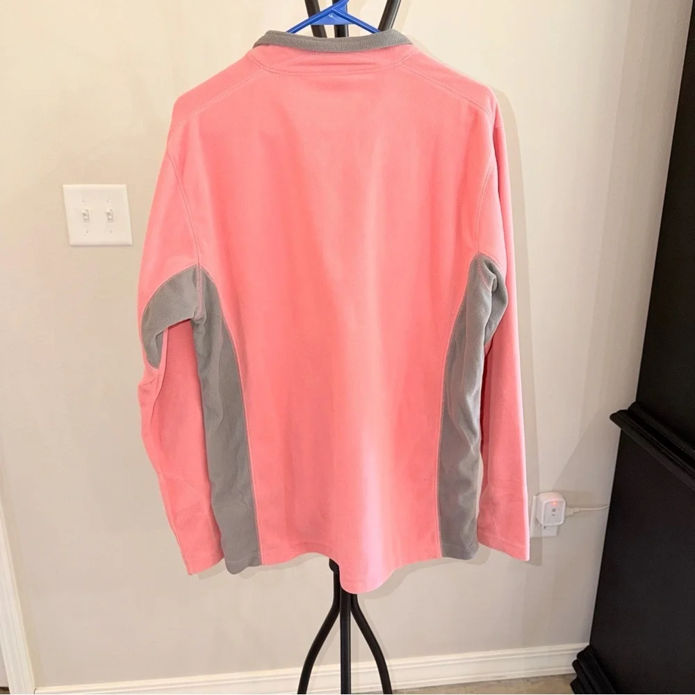 NWOT - Columbia Fleece 1/4 Zip Pullover Pink Gray Womens Jacket - Size M - Picture 5 of 6